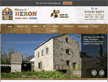 Tablet Screenshot of heronmill.org